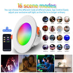 RGB LED Ceiling Downlight 10W Smart Dimmable Lamp AC90-260V LED Ceiling Downlight Richie's