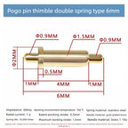 DIP SMD Double Spring PCB Pogo Pin Connectors 20/50/100 Pcs
