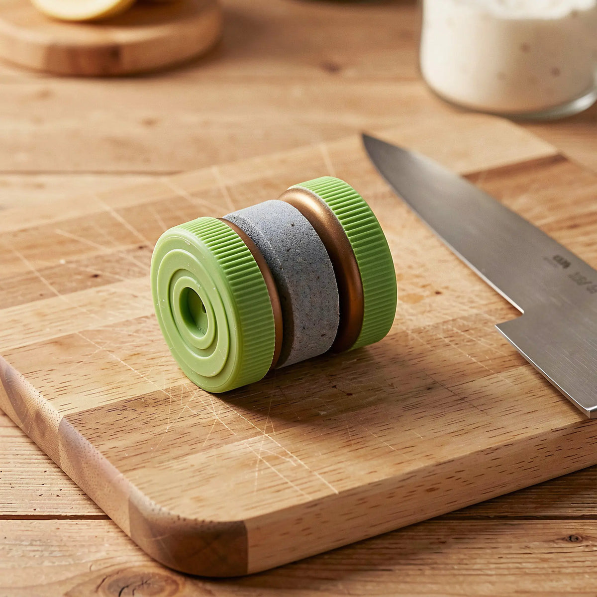 Circular Grindstone Sharpener – Kitchen Knife & Scissor Tool Knife Sharpener Richie's