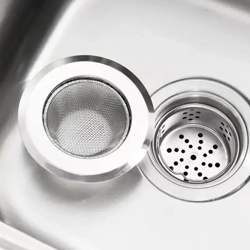 Stainless Steel Sink Strainer & Hair Catcher – 1 or 2 Pack Sink Strainer Richie's