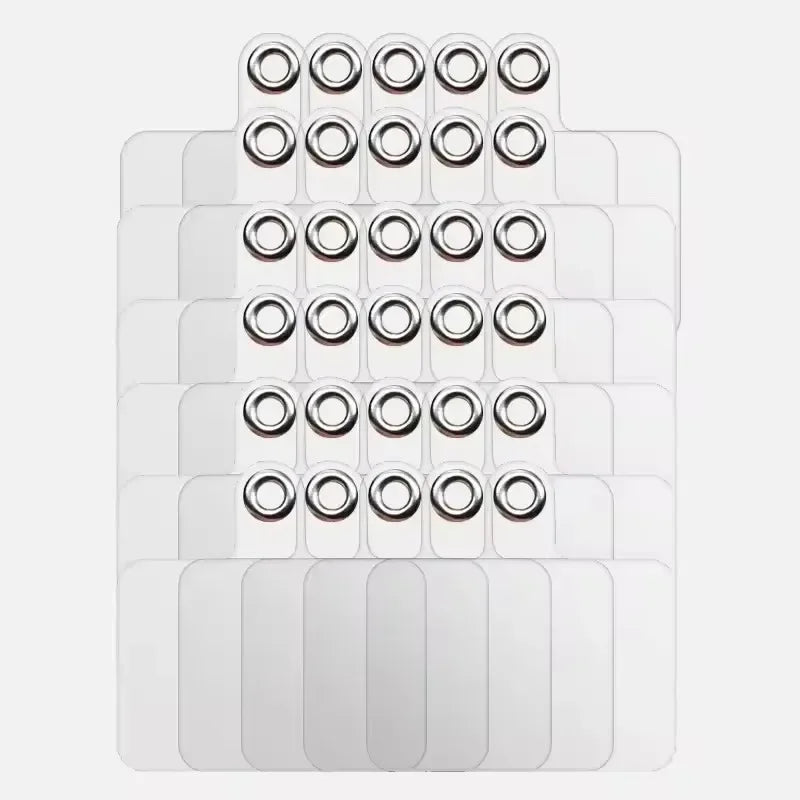 Universal Phone Lanyard Tether Tab Cards – Matte Transparent PVC Phone Lanyard Tab Richie's 30PCS