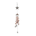 Handmade Metal Star Wind Chimes – Outdoor Garden Bell Decor Outdoor Wind Chimes Richie's Light Grey