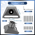 Starlink Gen 3 Pole Mount Adapter Kit | 1–2" Aluminum Satellite Dish Mount Richie's grey For 1 inch diameter