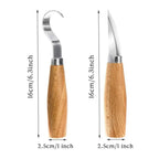 Hook Knife Wood Carving Tool – Ergonomic Spoon & Bowl Chisel Wood Carving Knife Richie's