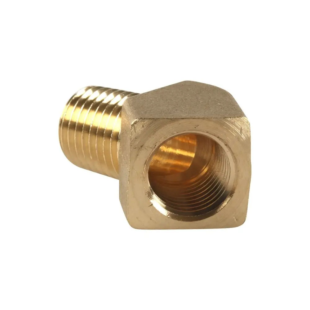 Brass NPT 45° Elbow Fitting 1/8 1/4 3/8 Female to Male Brass Pipe Fitting Richie's