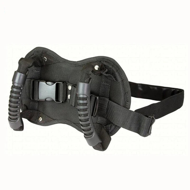 Motorcycle Passenger Safety Grip Strap – Non-Slip Kids Belt Motorcycle Safety Strap Richie's black