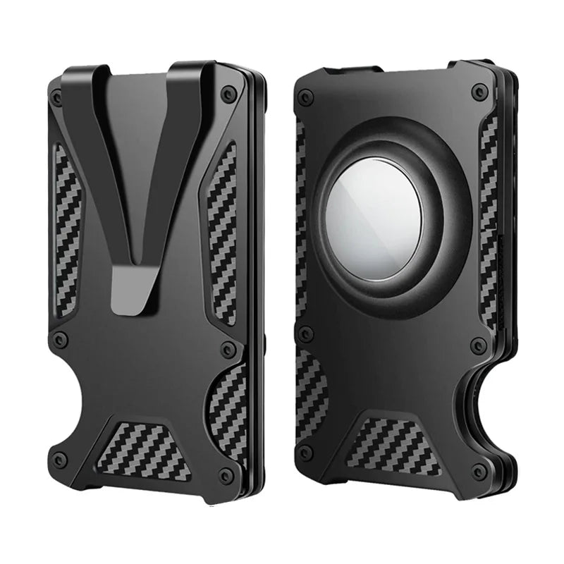 Zeeker Men's Metal Wallet | AirTag Bracket & RFID Blocking