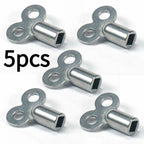 5-Pack Radiator Bleed Valve Keys – Square Ventilation Keys Radiator Bleed Key Richie's 5pcs