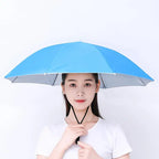 Hands-Free Head Umbrella Hat – Foldable UV & Rain Shield Head Umbrella Hat Richie's A3