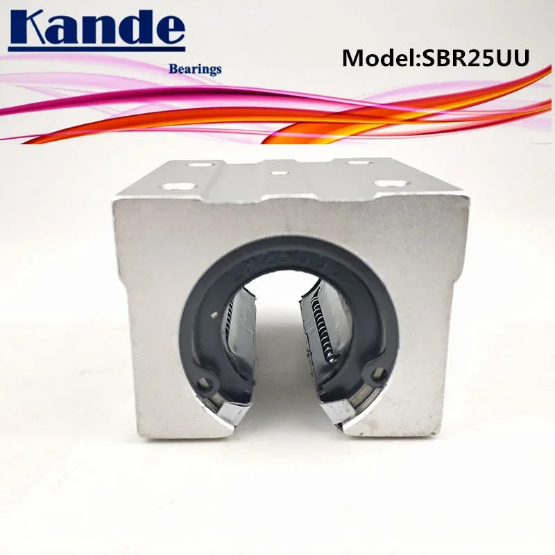 SBR25UU 4pcs Open Bearing Block 25mm CNC Linear Guide | Kande Linear Bearing Block Richie's Default Title