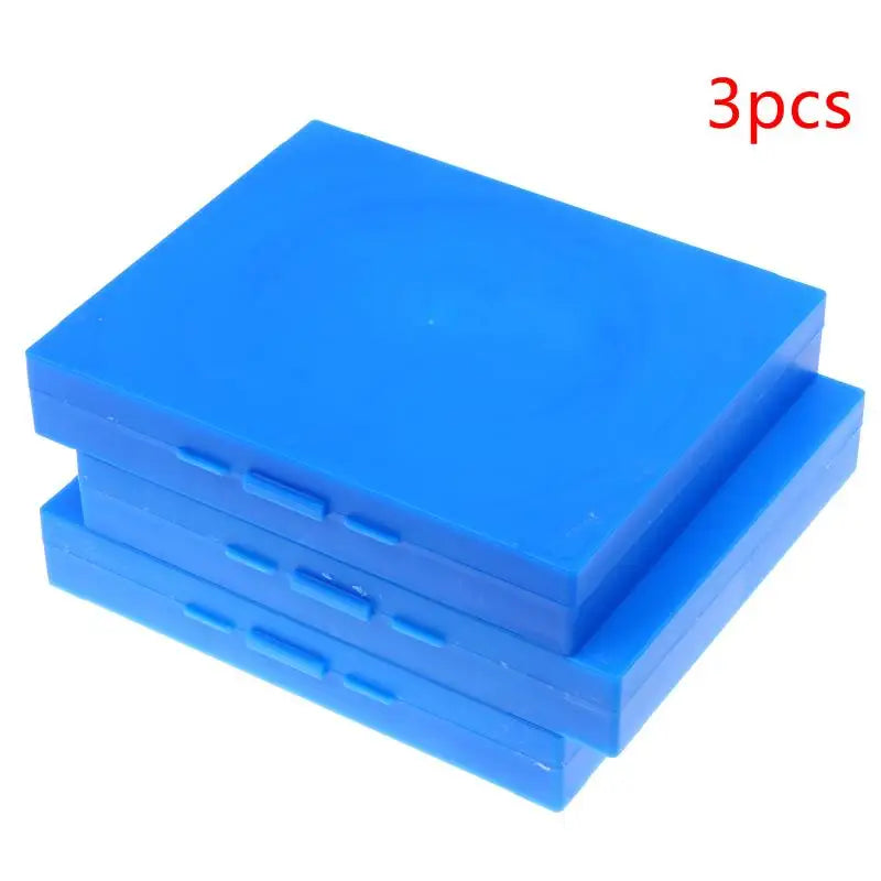 Microscope Slide Storage Box – 100-Slide Plastic Case Microscope Slide Case Richie's 3Pcs