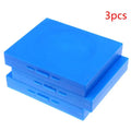 Microscope Slide Storage Box – 100-Slide Plastic Case Microscope Slide Case Richie's 3Pcs