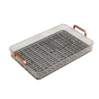Non-Slip Double Layer Tea Serving Tray with Handles Serving Tray Richie's 1-