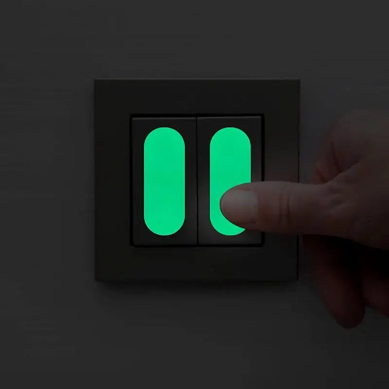 Glow-in-the-Dark Stickers for Switches, Stairs & Motorcycles Luminous Glow Stickers Richie's
