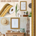 Gold Bulletin Board Border Sticker 10m Self-Adhesive Trim Decorative Border Trim Richie's