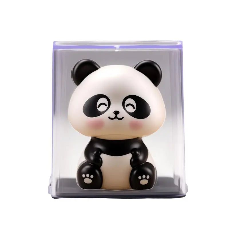 Solar Shaking Head Panda Car Ornament | Lucky Bobblehead Figure Bobblehead Figurine Richie's A4