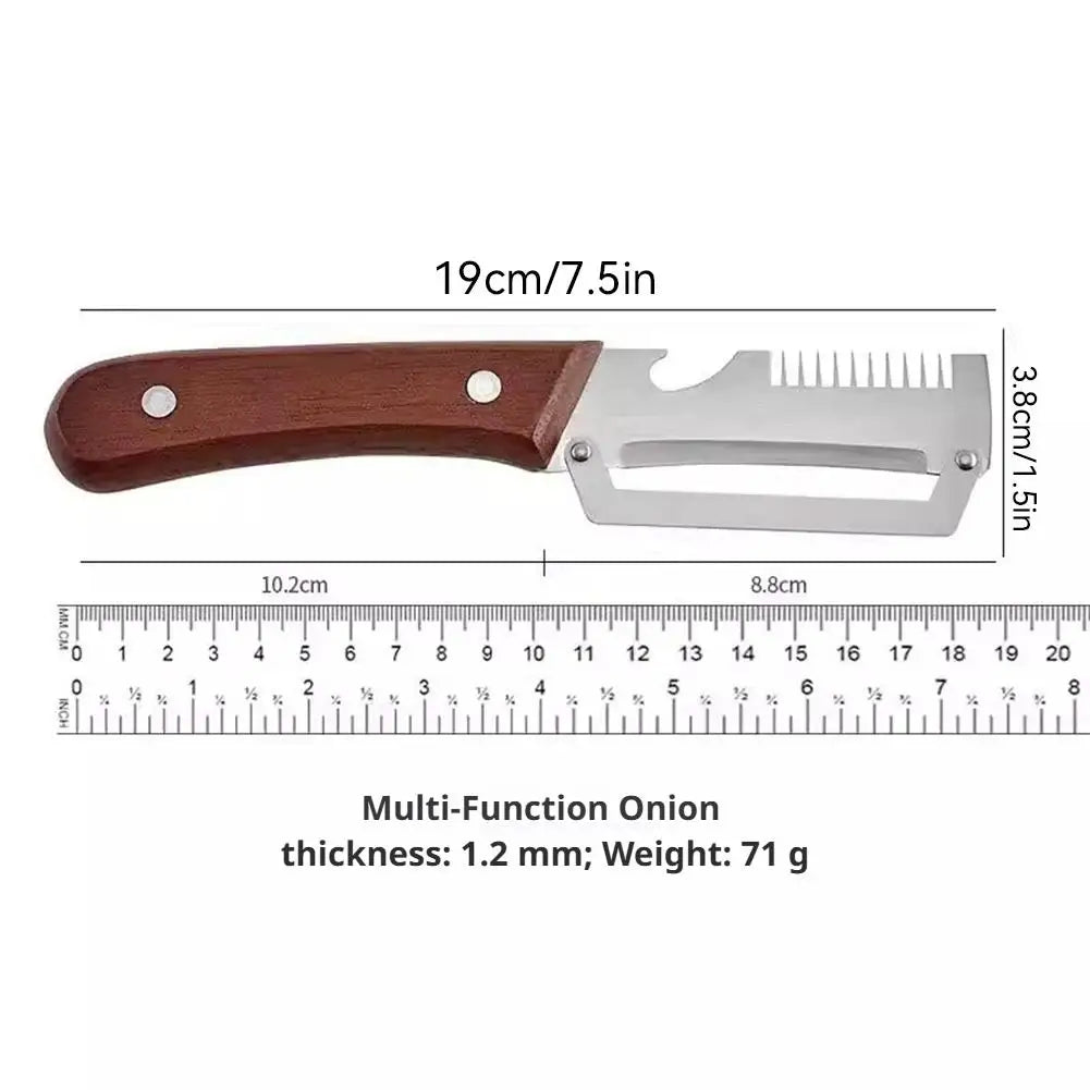 2-Pack Stainless Steel Fruit & Vegetable Peeler – Wooden Handle Vegetable Peeler Set Richie's