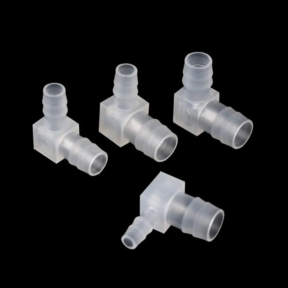 10Pcs 90° PP Elbow Hose Connectors 4–20mm Aquarium Fittings Hose Elbow Fittings Richie's