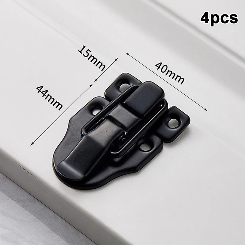 4pcs Iron Box Hasp Latch Clasp 59x40mm Jewelry Wood Box Box Hasp Latch Richie's D