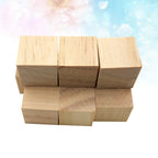 10Pcs 2cm Natural Pine Wooden Cubes – DIY Craft Blocks Wood Craft Blocks Richie's