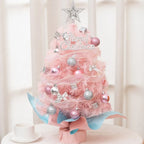 45cm Mini Tabletop Christmas Tree Set with Colored Ornaments Mini Christmas Tree Richie's
