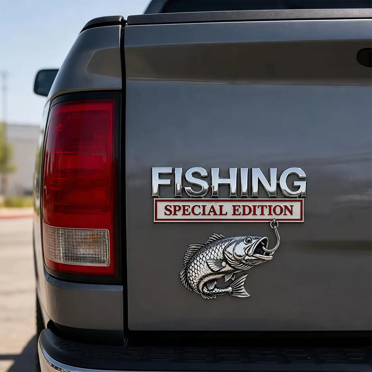 Metal Fishing Car Badge Emblem | SUV Truck Boat Sticker Car Emblem Badge Richie's