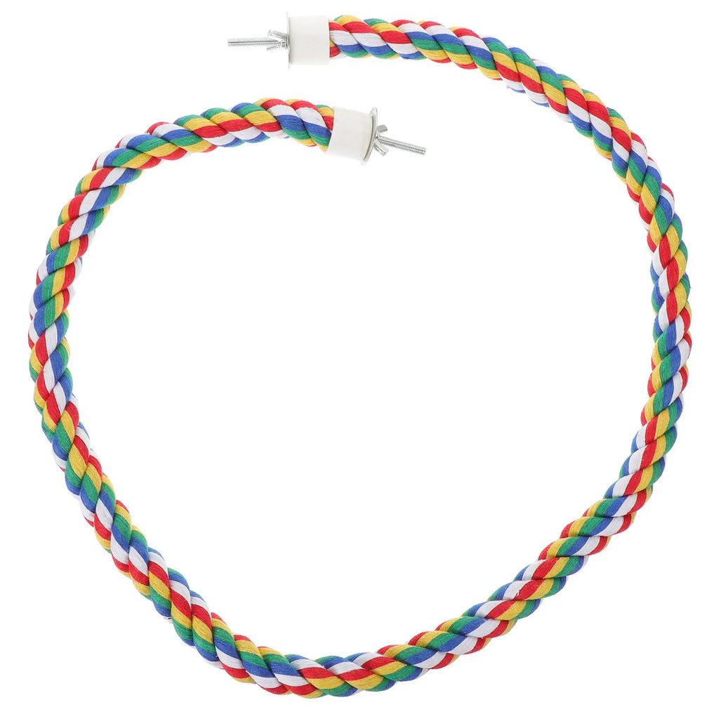 Cotton Rope Bird Perch for Parrots – Climbing Chew Toy Bird Rope Perch Richie's Default Title