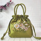 Women Embroidery Flower Cosmetic Bag – Ethnic Mini Purse & Pouch