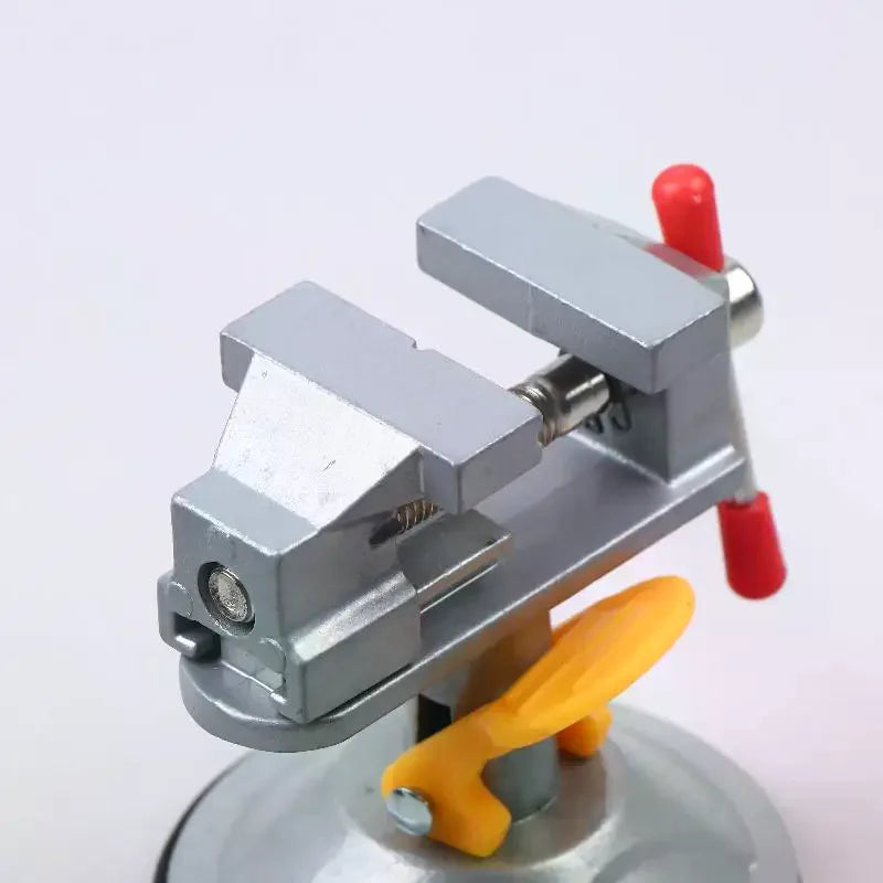 360° Rotatable Mini Bench Vise – Suction Cup Table Clamp Mini Bench Vise Richie's