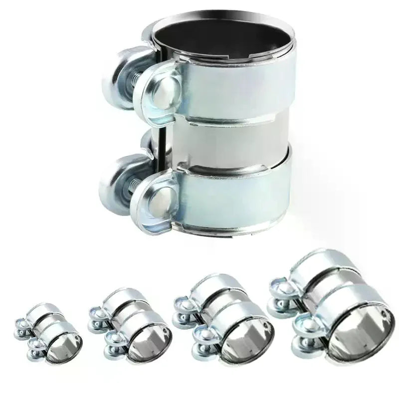 Adjustable Exhaust Clamp 45–65mm Steel Pipe Connector Sleeve Exhaust Clamp Richie's