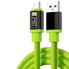 FUCHU 240W USB-C Fast Charging Cable with LED Power Display USB-C Charging Cable Richie's USB A-Type C 1.5m