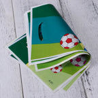6 Soccer Theme Party Favor Gift Bags – Waterproof PE Paper Party Favor Bags Richie's