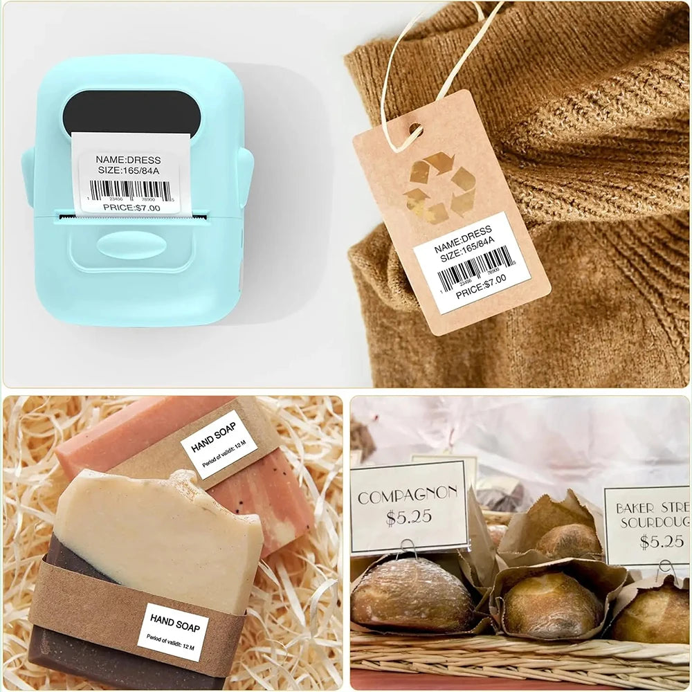 Marklife P50 Bluetooth Thermal Label Printer 12–50mm Thermal Label Printer Richie's