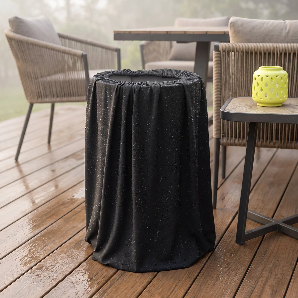 Waterproof Stretch Trash Can Cover – Wedding & Party Bin Wrap Decorative Bin Cover Richie's