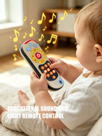 Baby TV Remote Control Toy – Light, Sound & Number Learning Baby Learning Toy Richie's
