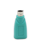 PS/2 to USB Adapter Converter for Keyboard & Mouse | FUCHU USB PS/2 Adapter Richie's green