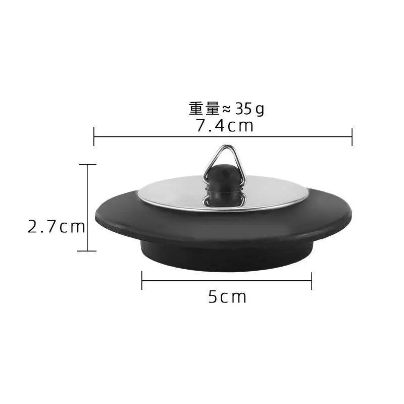 Stainless Steel Sink Stopper with Chain – Leak-Proof Drain Sink Drain Stopper Richie's G