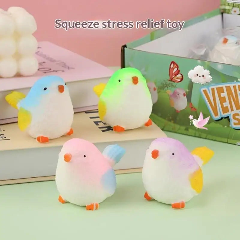 Colorful Bird Slow Rising Squeeze Fidget Toy for Kids & Adults Squeeze Fidget Toy Richie's