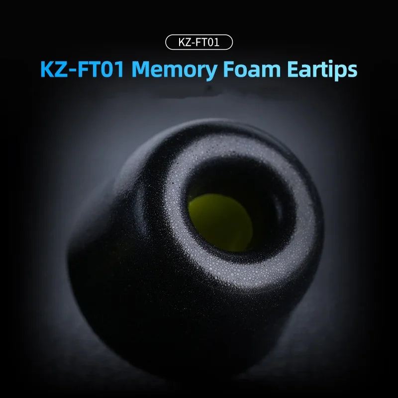 KZ FT01 Memory Foam Ear Tips – 3 Pairs In-Ear Monitor Earphones Earphone Ear Tips Richie's