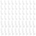 60-Pack Curtain Track Clips – Clear & Silver Snap-In Valance Clips Curtain Track Clips Richie's 60pcs