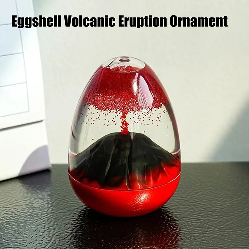 Volcanic Eruption Liquid Crystal Hourglass Timer Ornament Hourglass Timer Ornament Richie's