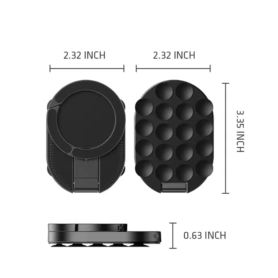 Magnetic Suction Cup Phone Stand 360° Rotation Foldable Mount Phone Stand Mount Richie's