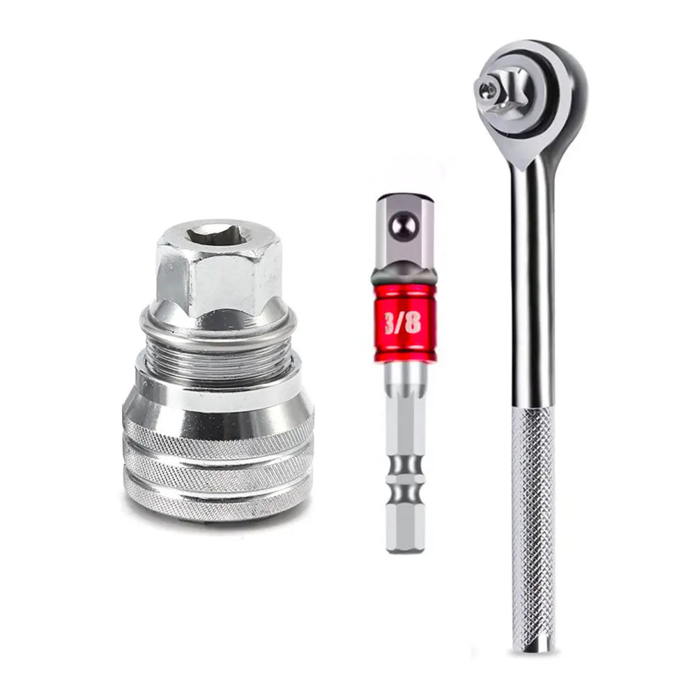3/8" Universal Adaptive Socket Wrench Set 10–19mm | CR-V Steel Socket Wrench Set Richie's 3 PCS 1