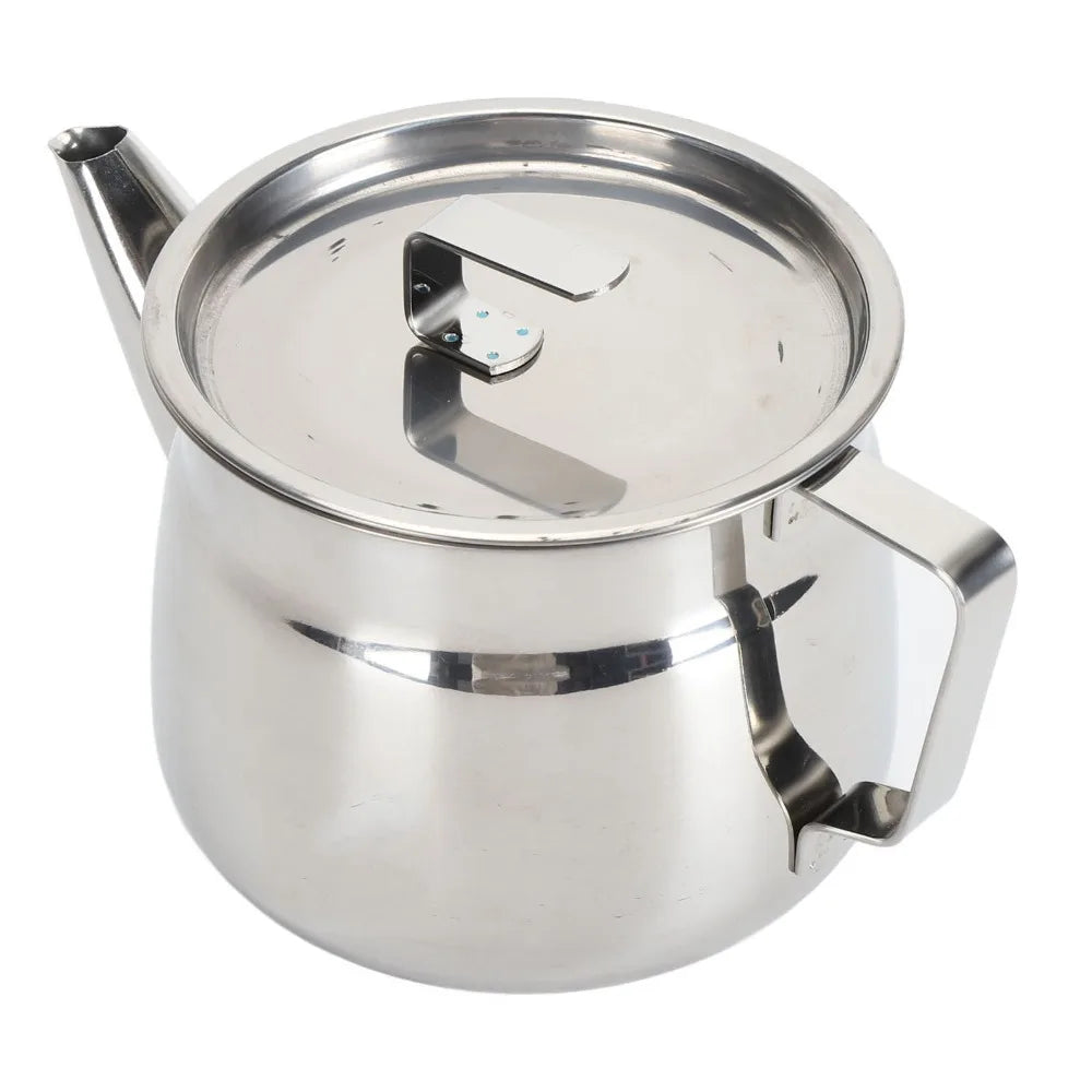 Stainless Steel Oil Strainer Pot 1200ml | Grease Storage Container Oil Strainer Pot Richie's
