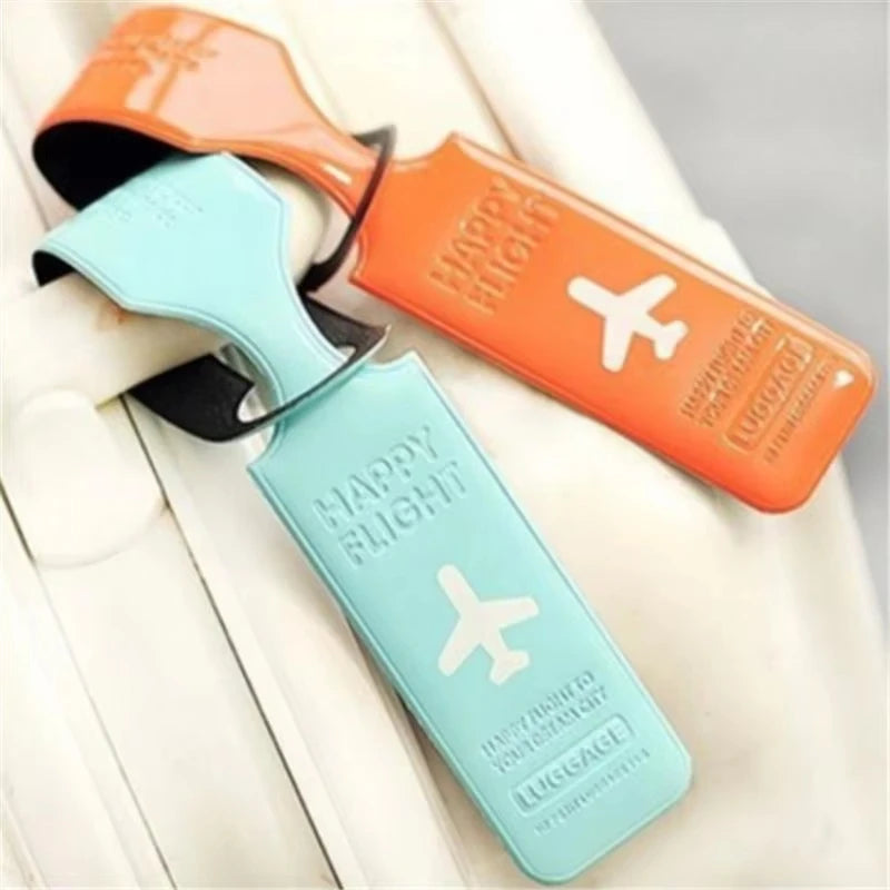 PVC Luggage Tag Holder – Suitcase ID Baggage Label Cover Luggage Tag Holder Richie's