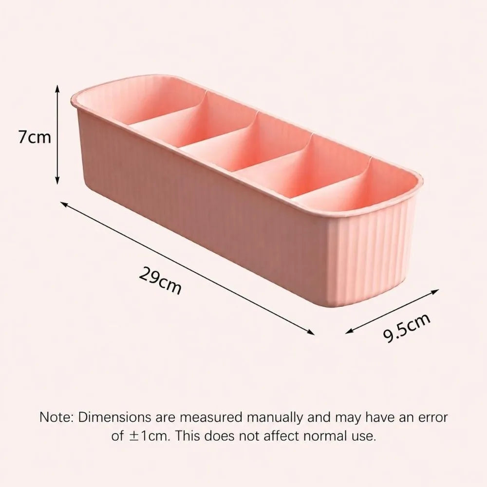 5-Grid Sock & Sundry Desktop Organizer Storage Box Drawer Organizer Box Richie's