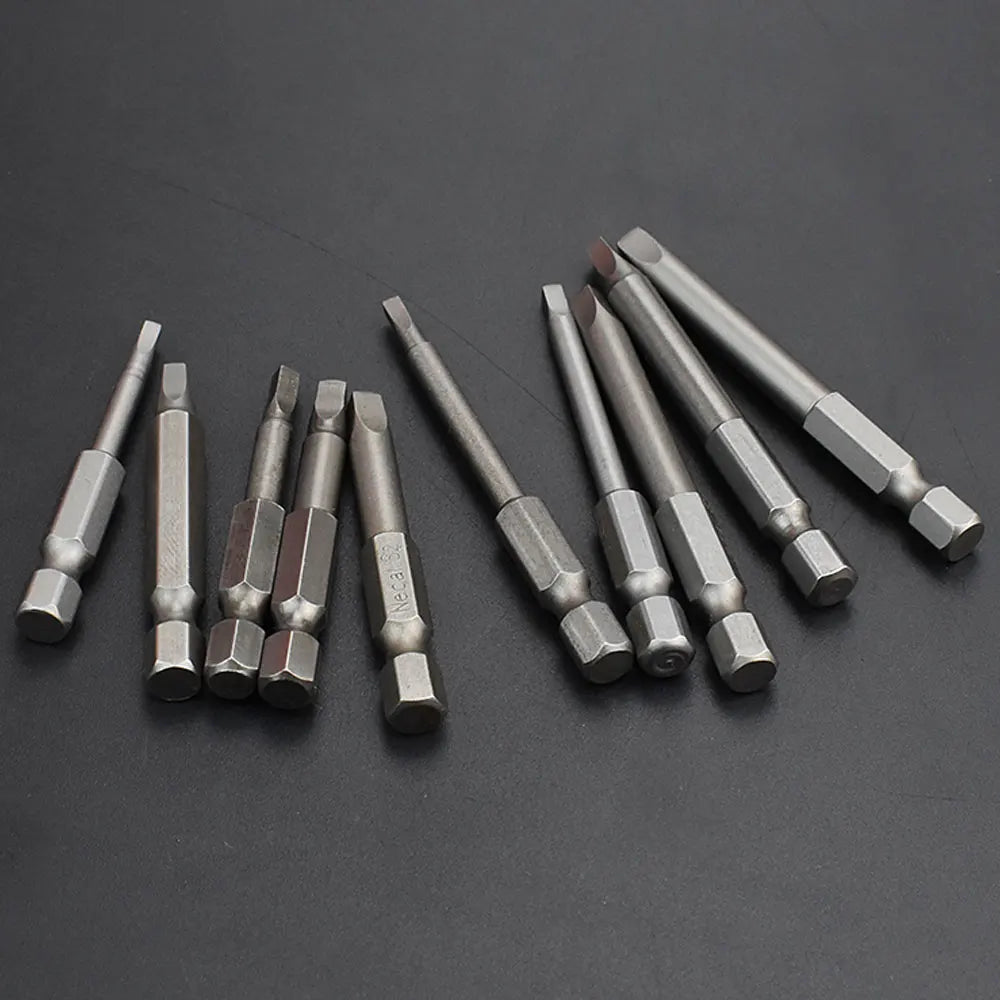 Magnetic Square Screwdriver Bit Set S2 Steel 50mm & 65mm SQ Screwdriver Bit Set Richie's