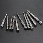 Magnetic Square Screwdriver Bit Set S2 Steel 50mm & 65mm SQ Screwdriver Bit Set Richie's
