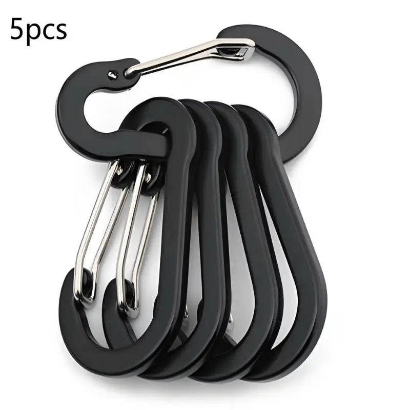 5-Pack Mini Aluminum Carabiner Clips – Scratch-Resistant Carabiner Clips Richie's A3
