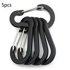 5-Pack Mini Aluminum Carabiner Clips – Scratch-Resistant Carabiner Clips Richie's A3